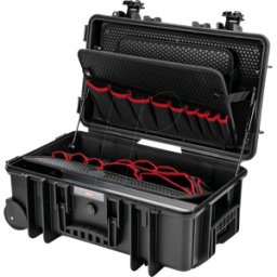 KNIPEX KN 00 21 33 LE - Maletín de herramientas "Robust26 Move", vacío