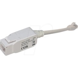 TTL NETWORK TTL 15022I0,20M - Aislante galvánico RJ45 KEYSTONE, cable 0.2M/Bu., blanco