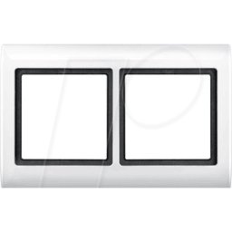MERTEN EL ME 400219 - Diseño acuático, marco, doble, blanco polar