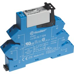FINDER FIN 38.62.7 12V - Relé de acoplamiento, 2 contactos inversores, 12 V CC sensitivo