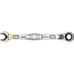 WERA 05020065001 - Llave de trinquete de anillo con boca, SW 10, conmutador Joker