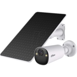 DAHUA DH AB C1 4G W - Cámara de vigilancia, 4G / LTE, exterior, incl. panel solar