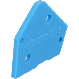 WAGO 236-400 - Placa de cierre azul