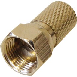 MAXTRACK MATR FFL0GL - Twist-on F-plug, para cable de antena de Ø 6,8 mm