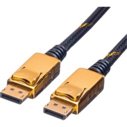ROLINE GOLD ROLINE 11045644 - Cable DisplayPort, DP 1,2 macho, 4K@60 Hz, 1,0 m, oro