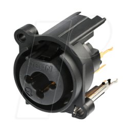 REAN RCJ6FA-V0 - XLR receptáculo de 3 pines combinado con conector jack es