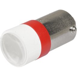 SIGNAL CONSTRUCT MELB 2202 - Proyector LED, BA9s, rojo, 12 V, 10000 mcd, Ø10 mm, 15°