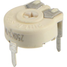 PIHER PTC10LV10-254A - Potenciómetro de precisión, recortador, horizontal, 250 kOhm