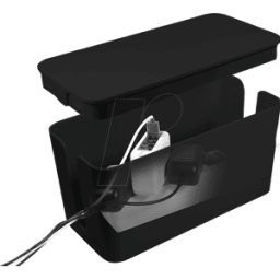 LOGILINK KAB0060 - Caja de cables, 235 x 115 x 120 mm, negro