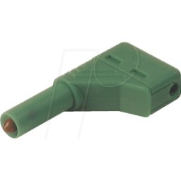 HIRSCHMANN TEST & MEASUREMENT LAS S-W GN - Conector para laboratorio de seguridad, acodado, verde