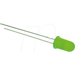 KINGBRIGHT KBT L-7113GD-12V - LED, 5 mm, con cable, 12 V, verde, 20 mcd, 30°