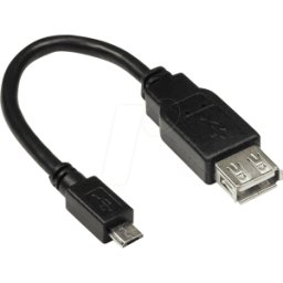 GOOD CONNECTIONS GC 2511-OTG - Cable USB 2.0, conector macho Micro B a conector hembra a 0,1 m