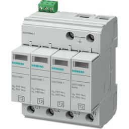 SIEMENS 5SD7464-1 - Protección contra sobretensiones, Tipo 2, UC 350V, TN-S/T