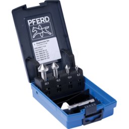 PFERD TOOLS PFERD 25202153 - Juego de avellano HSS, 5 piezas, DIN 335 C 90°