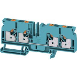 WEIDMÜLLER A4C 6 BL - Klippon® Connect Terminal de continuidad serie A, verde / amaril