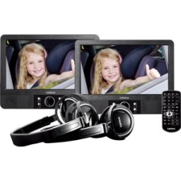 LENCO MES-415 - Reproductor de DVD, con 2 pantallas, USB/SD/MMC