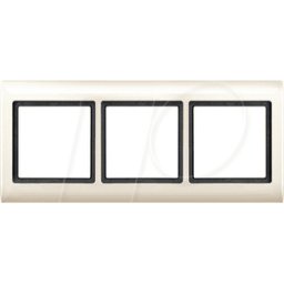 MERTEN EL ME 400344 - Diseño acuático, marco, triple, blanco