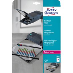 AVERY ZWECKFORM AVZ 3566 - Lámina superior, DIN a4, para impresora láser, 20