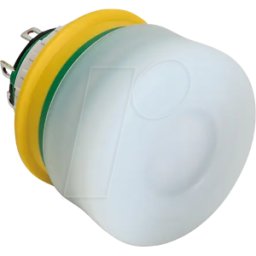 IDEC ID LV3SG02Q4WR - Botón de parada de emergencia, 16 mm, iluminado, conexi&o