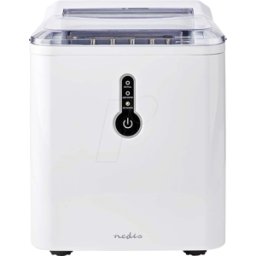NEDIS N KAIC100FWT - Máquina de cubitos de hielo, 1,5 l, 12 kg