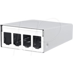 METZ CONNECT BTR 130861-0402E - Módulo carcasa AP 4 puertos blanco puro
