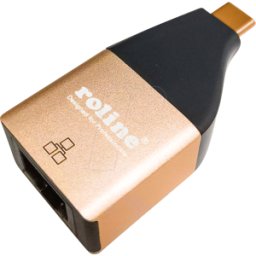 ROLINE GOLD ROLINE 12021111 - Tarjeta de red, USB-C, Gigabit Ethernet, 1x RJ45