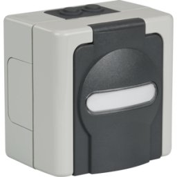EFB-ELEKTRONIK EFB ET-25020 - Caja superficial Keystone, IP44, doble, sin equipar