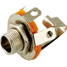 FREI EBMS 63 - Conector jack hembra, 6,3 mm, mono, 2 polos