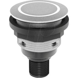SCHLEGEL STLRRI0110C005 - Pulsador - 1 S, lámpara, plata, anillo led rojo