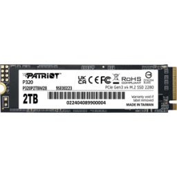 PATRIOT MEMORY P320P2TBM28 - PATRIOT P320 SSD 2 TB, M.2 2280