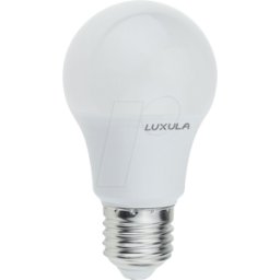 LUXULA LX100200 - Lámpara LED con sensor crepuscular, E27, 9W, 830lm, 2700K