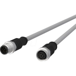 METZ CONNECT MC 142MKA12020 - Cable de sensor, M12, 8 polos, ac > KU, 2 m