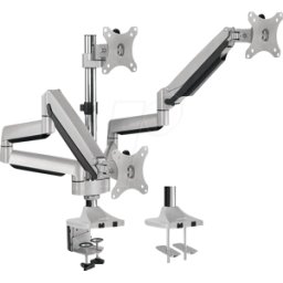LOGILINK BP0052 - Soporte para monitor, 3 pantallas, 13" - 32", 762 mm, flexible,