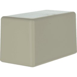 TEKO SR03.7 - Caja INTELIGENTE de la serie ABS, 71,5 x 38,3 x 40,9 mm, blanco
