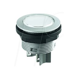 SCHLEGEL STO1 - Pulsador - 1 NO + 1 NC, plata
