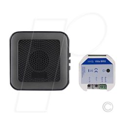 EGB 232 570 - Gong inalámbrico con relé de bus, negro