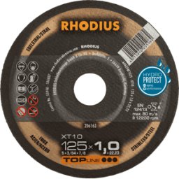RHODIUS RHO 206260 - Hoja, acero inoxidable, 230 mm, 1,9 mm, XT10, 22,23 mm