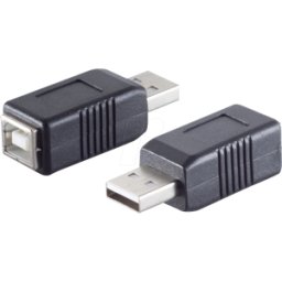 SHIVERPEAKS SHVP BS77046 - Adaptador USB 3,0, tipo A macho > tipo B hembra azul