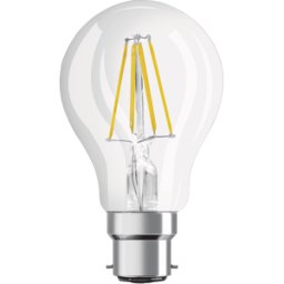 LEDVANCE GMBH OSR 075592636 - Lámpara LED STAR B22d, 4 W, 470 lm, 4000 K, filamento