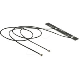 DELOCK 89571 - Antena WLAN, 2x MHF IV (I-PEX), compatible con MXHP32 (HSC)