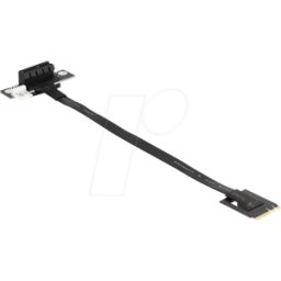 DELOCK 64217 - Tarjeta vertical, M.2 NVMe Key a+E > PCIe x1, cable de 20 cm