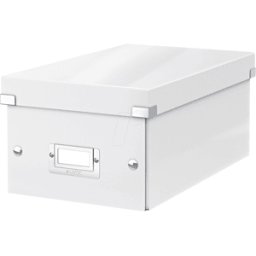 LEITZ 60420001 - Caja de archivos C&S; WOW DVD blanco