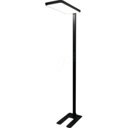 LUXULA LX700190 - Lámpara de pie LED para oficina, arriba/abajo, negra