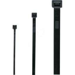 CIMCO 181894 - Bridas de cable, negro, 9.0x1220mm, 100 piezas