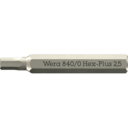 WERA 05058112001 - Micro bit hexagonal 2.5x30