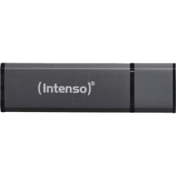 INTENSO 3521461 - Memoria USB, USB 2.0, 8 GB, Alu Line antracita