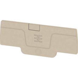 WEIDMÜLLER AEP 4C 1.5 - A-series, end plate, AEP 4C 1.5, beige