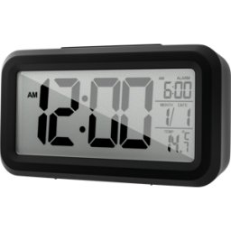 MEBUS 42435 - Reloj despertador de cuarzo digital, sensor de luz, temperatura