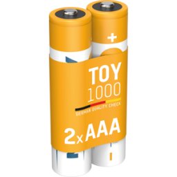 ANSMANN ANS 1311-0029 - Batería NiMH Maxe, AAA (Micro), 800 mAh, paquete de 2