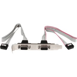 STARTECH.COM ST PLATE9M2P16 - Panel de ranura 2x DB-9 > 2x IDC